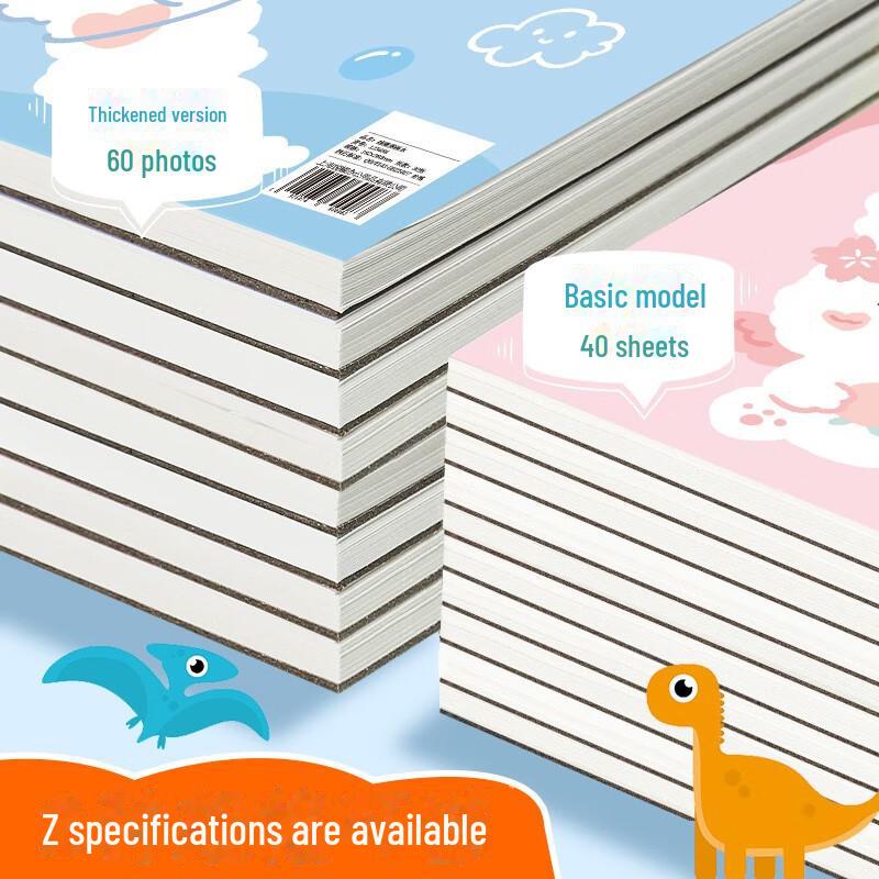 Детская милая иллюстрированная книга формата А4: 60-страничный альбом для рисования на катушке для рисования и граффити