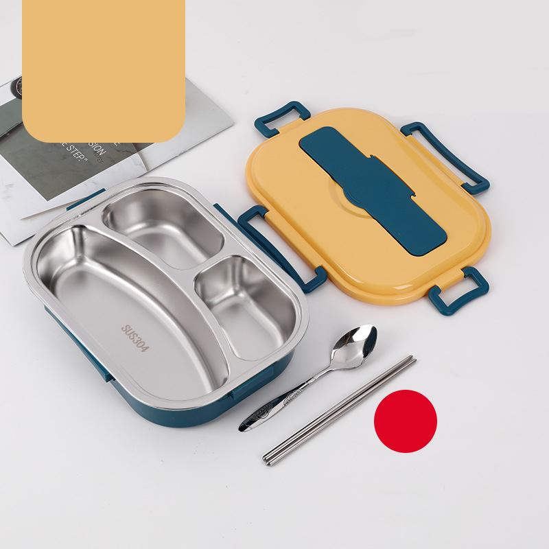 Food Storage Container Dinnerware Stainless Steel Lunch Box Portable Bento Box Food Storage Student
