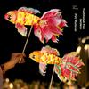 Handmade Diy Mid-Autumn Festival Lantern Blessings Luminous Fish Lantern Good Luck Chinese Traditional
