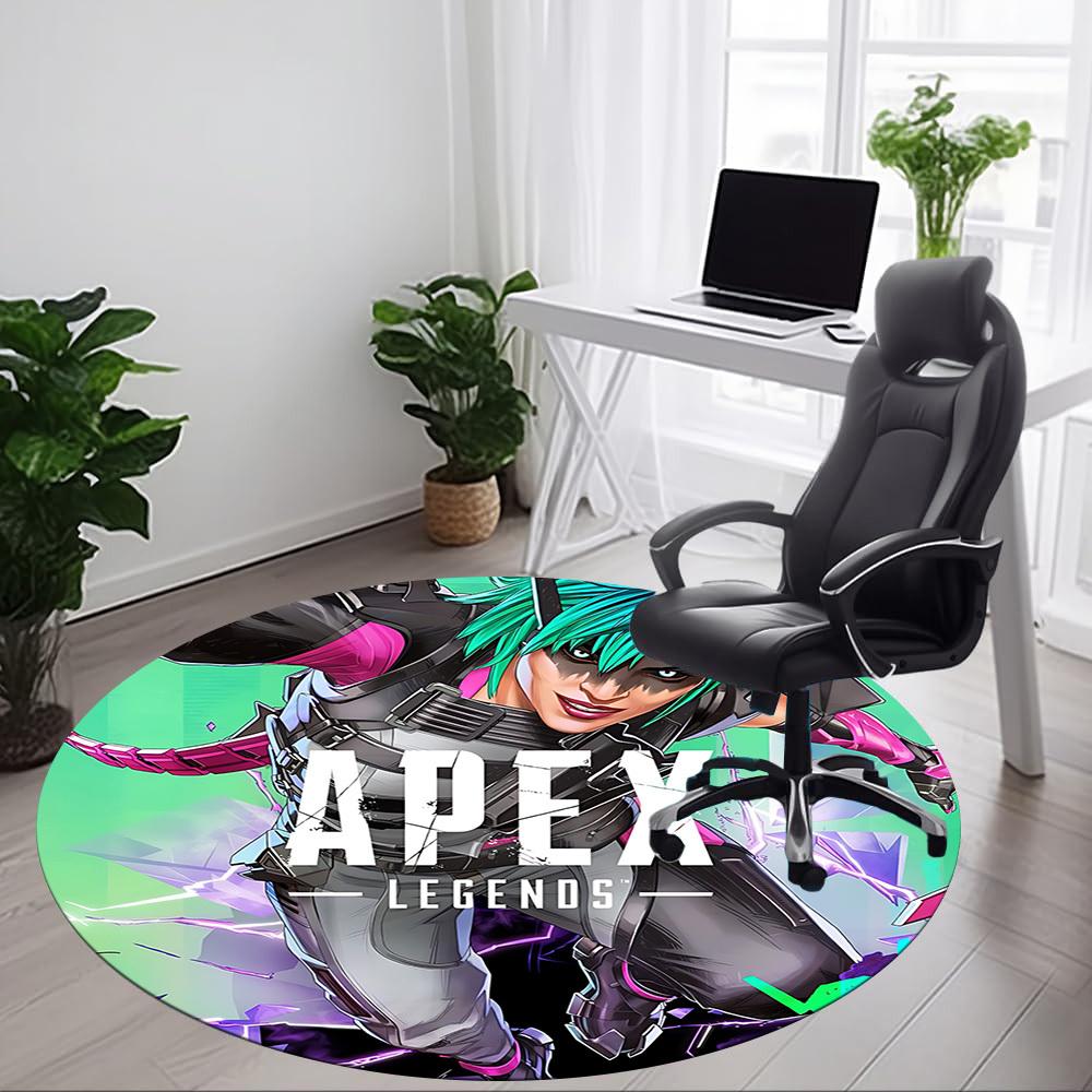 1 шт. Коврик Apex Legends для стула для офиса, нескользящий, машинная стирка, для офиса, комнаты, праздничный декор на Рождество, день рождения, полиэстер