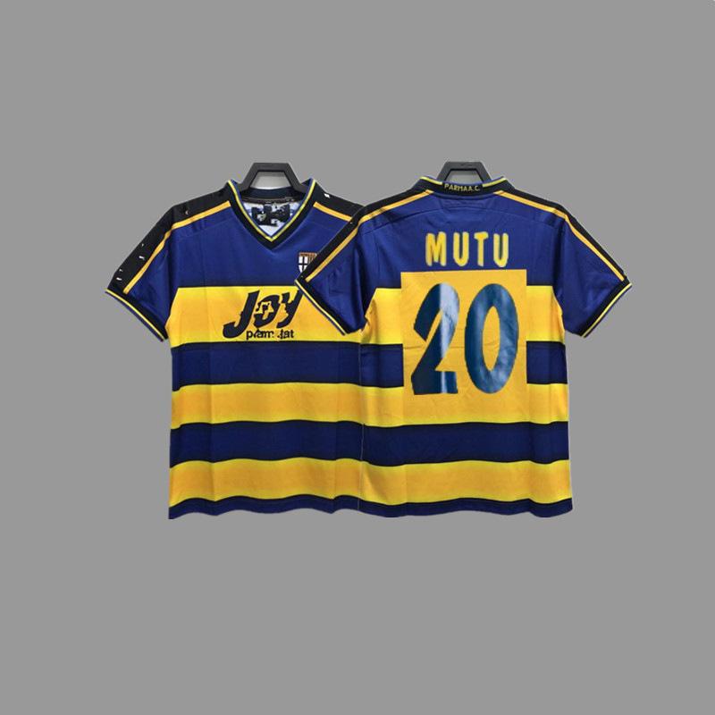 Parma retro jersey football jersey classic nostalgic Zola Cannavaro Buffon Gilardino jersey
