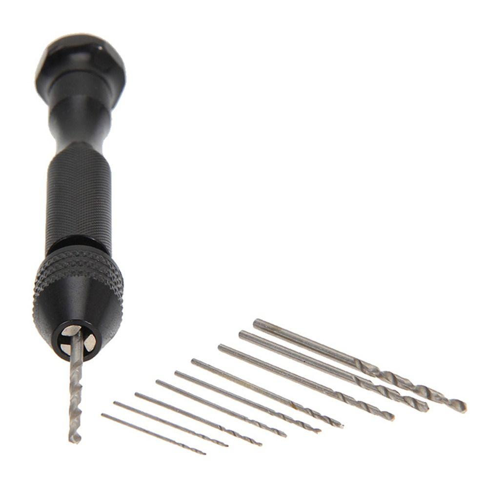 Micro Rotary Tools Woodworking Drilling With Keyless Chuck Aluminum Hand Drill Manual Hand Drill