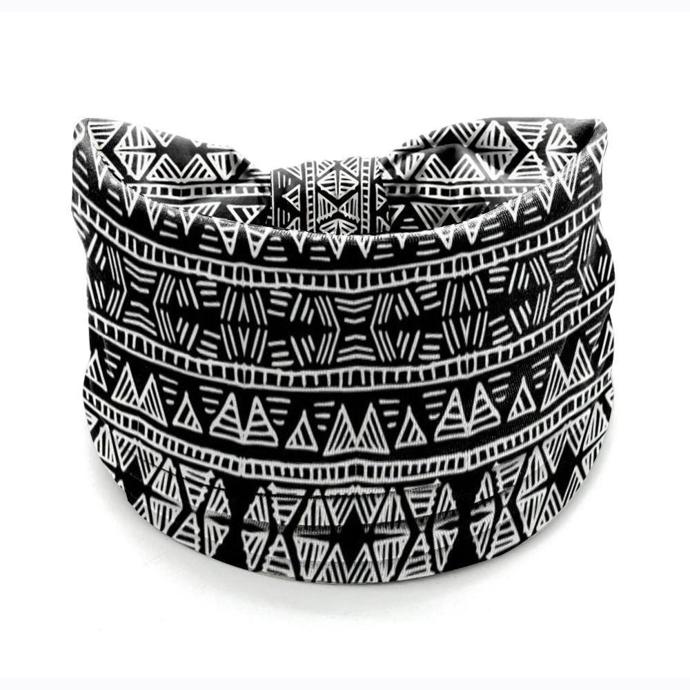 Elastic Wide Headbands Boho Printed Headscarf New Soft Bandana Girls