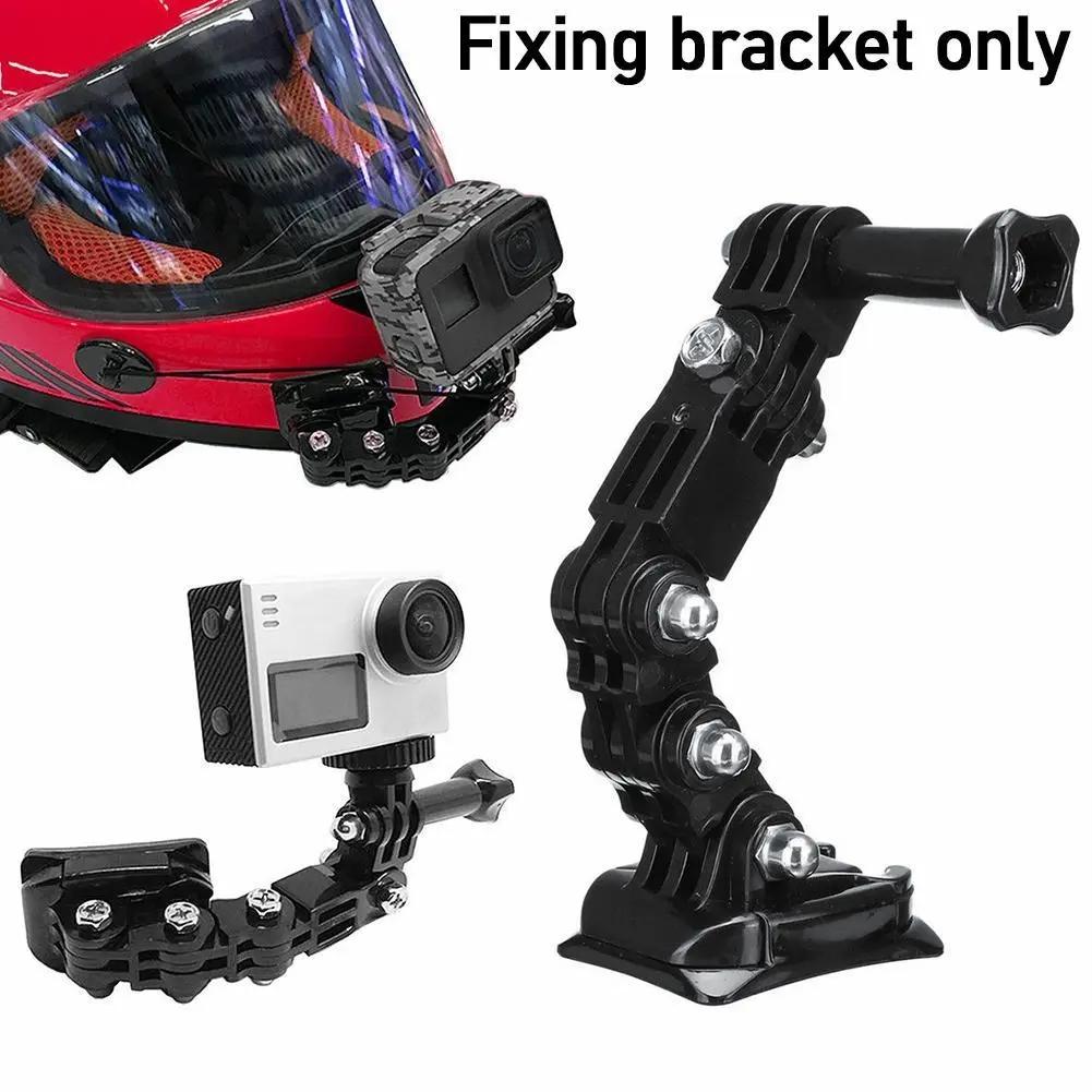 Helmet Strap Mount For DJI Action 4 3 Gopro Hero 12 11 10 9 Motorcycle DJI Osmo Action Camera Mount Full Face Holder Accessories