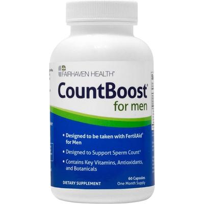 Fairhaven Health Male Sperm Count Boost 60 капсул CountBoost Пренатальный Пренатальный Пищевая добавка