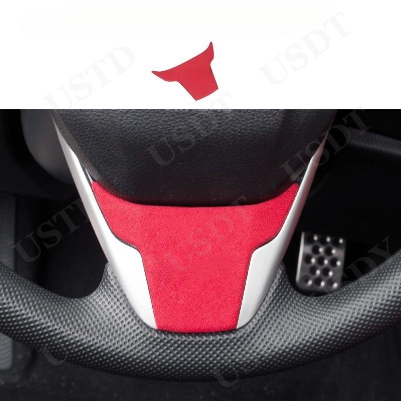 RED Suede Central Control Panel Protection Fit For Honda Civic 2016 2017 2018 20109 Armrest Box Lid Sheath Shell Cover