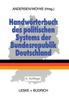 Книга Handwoerterbuch Des Politischen Systems Der Bundesrepublik Deutschland