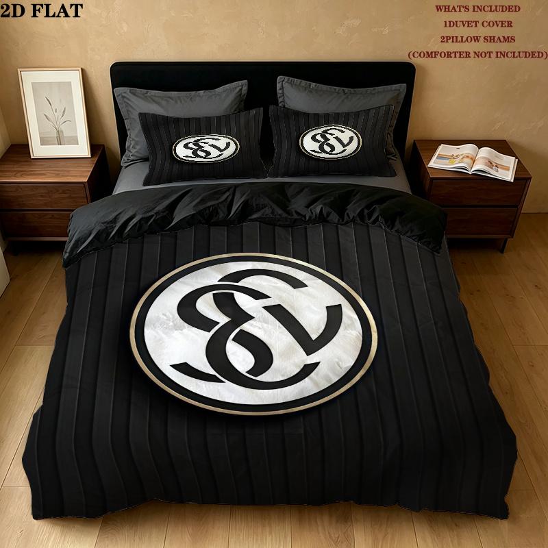 Sv Elversberg Bedding Quilt Set Quilt Cover Pillowcase Home Decoration Birthday Gift (1 * duvet cover + 2 * pillowcase, without core)