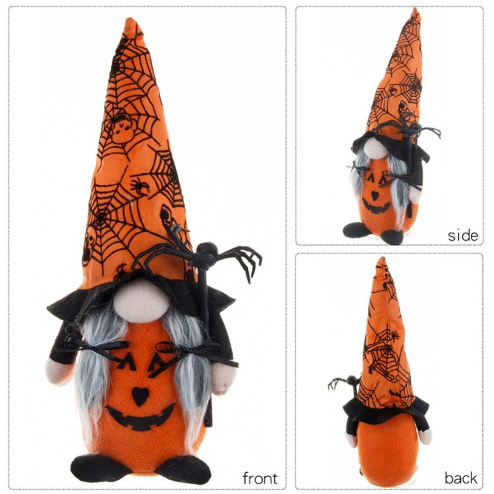 Portable Faceless Doll Cute Dwarf Plush Doll Halloween Gnomes Doll Party Props