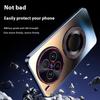 For Vivo X200 Ultra 5G Phone Case with Ring Kickstand Dual-Color Lens AG Skin-Feel Matte Cover