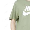 Nike Спортивная футболка с коротким рукавом с логотипом, мужские топы, зеленая DX1986-017