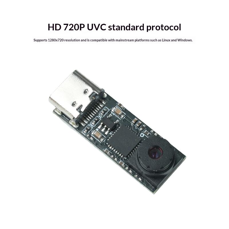 1 шт. Мини USB Type-C Модуль камеры Плата разработки Esp32-S3 720P 1280*720 1 Мп 65 Градусов Угол обзора Стандартный протокол M5-Csp UVC