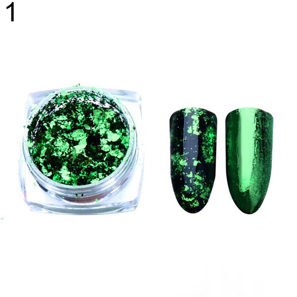 Puntos Nail Art Manicure Decor 0.2g Shiny Paillettes Foil Glitter Sequins Mirror Powder