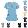 Women's Zip Collar Fashion Casual Solid Color Tops Dry-nurse Top