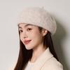 Кашетовый берет Женская осенне-зимняя теплая вязаная шапка Шапка художника