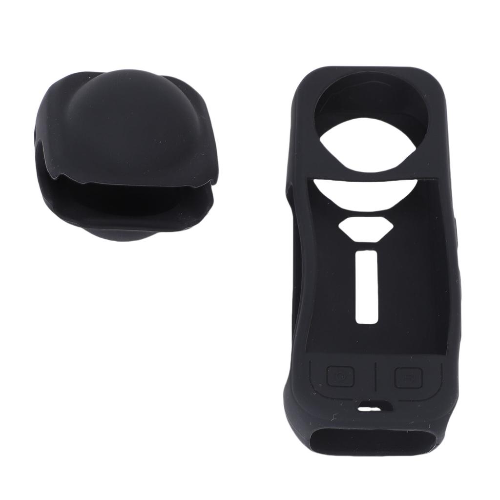 Силиконовый чехол для камеры Крышка для объектива Подходит для Insta360 X5 Силиконовый защитный чехол для камеры и защита объектива