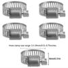 12 шт. 13-19 мм диапазон 3/4 дюйма хомуты для шланга из нержавеющей стали червячный привод комплект механическое применение