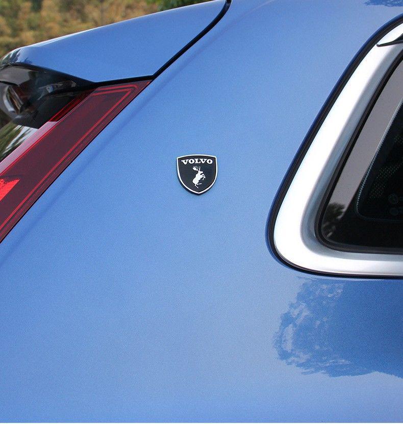Металлические наклейки на автомобиль для персонализированных логотипов: Совместимо с эмблемами Volvo S60, S90, XC60, XC90