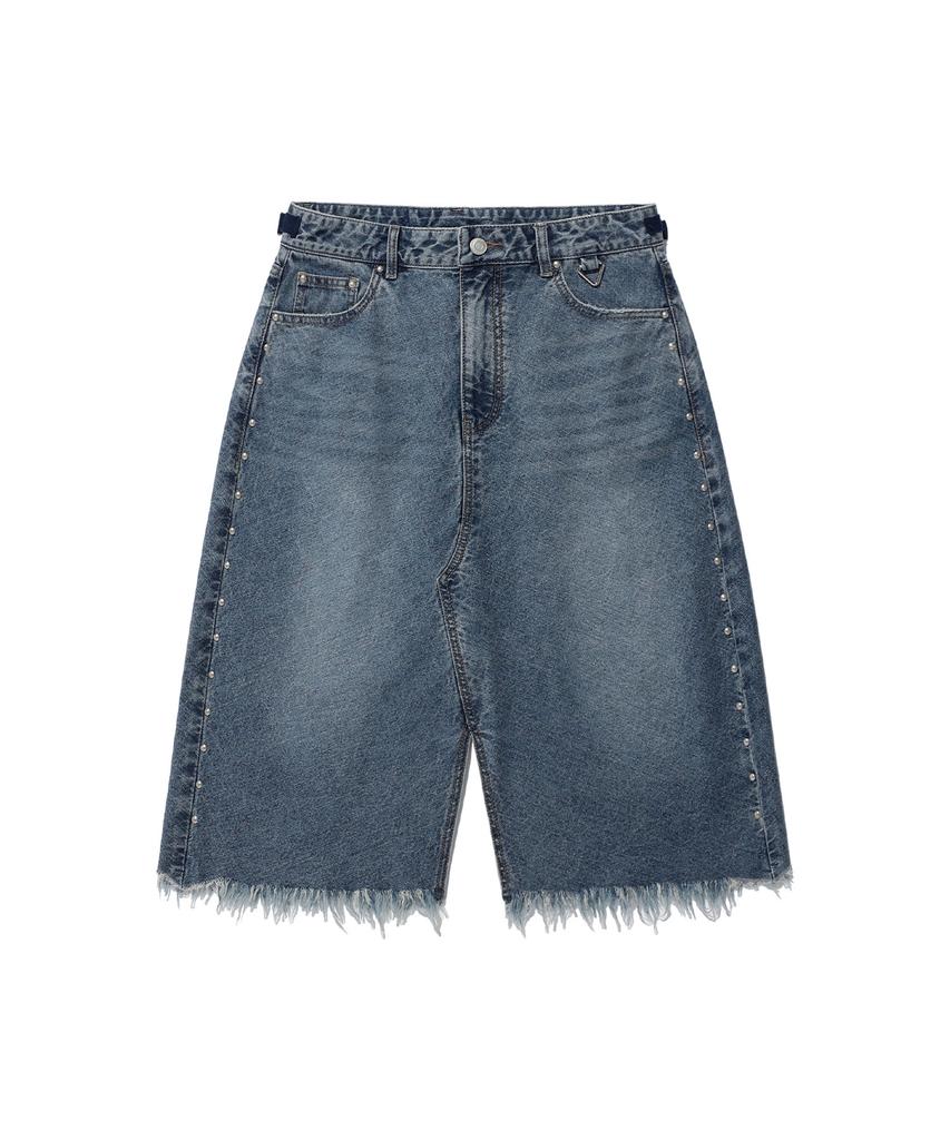 East Coast Washed Stud Denim Skirt_Blue(Ik2Effd190A)