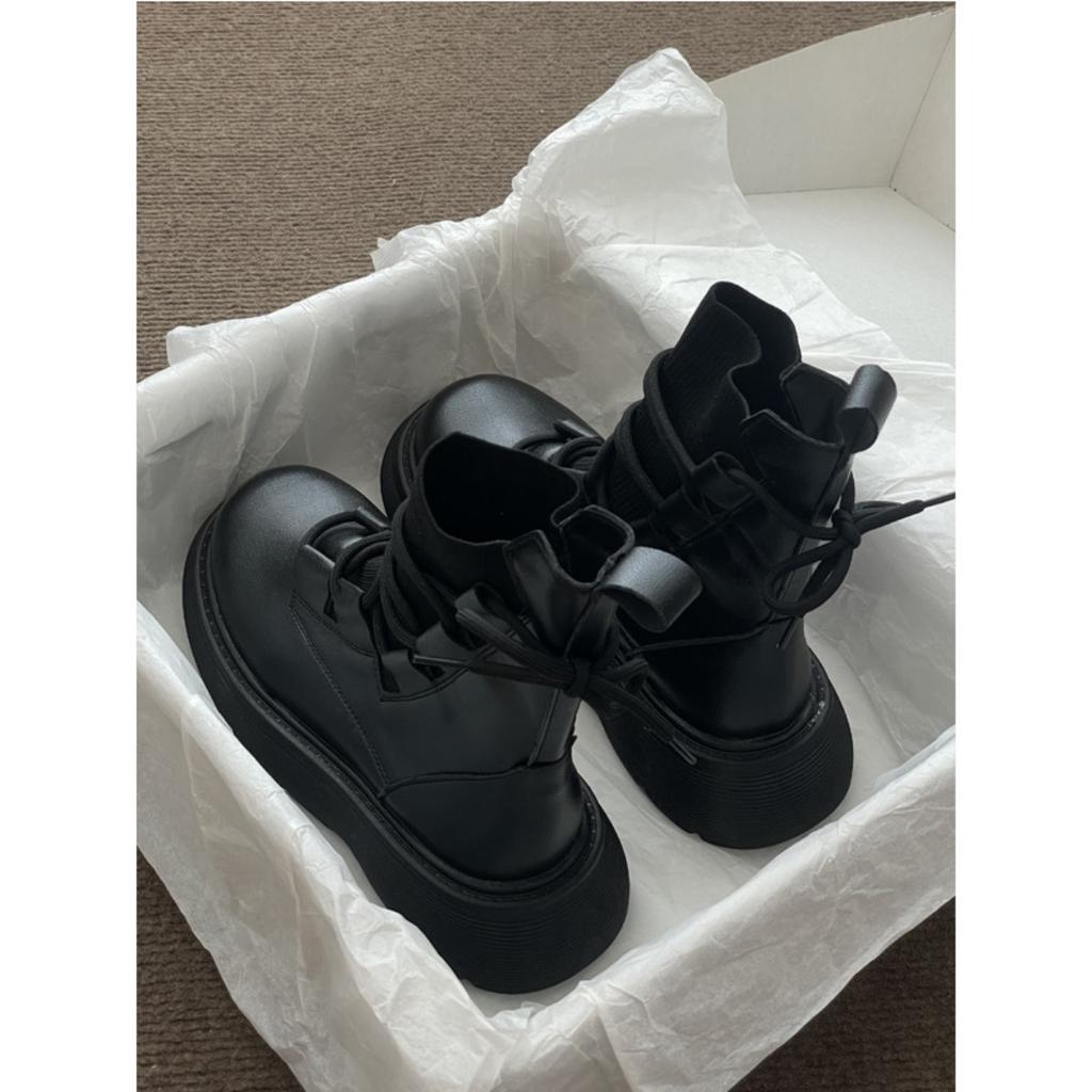 Ботинки Мартина, Обувь на толстой подошве, Обувь, увеличивающая рост, Обувь на шнуровке, Нескользящая обувь, Теплая обувь, Повседневная обувь, Высокие ботинки