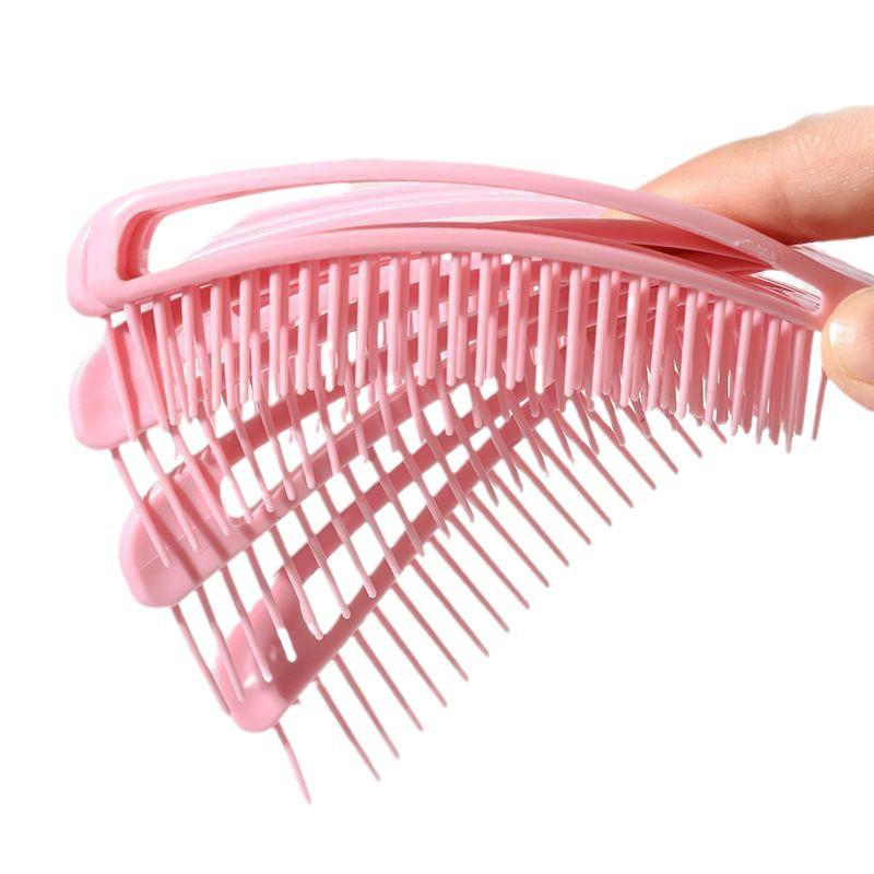 Массажная расческа в форме ракушки, воздушная расческа, антистатическая, сухая, влажная, двойного назначения, меридианная расческа для головы, большая, маленькая, студенческая расческа для волос