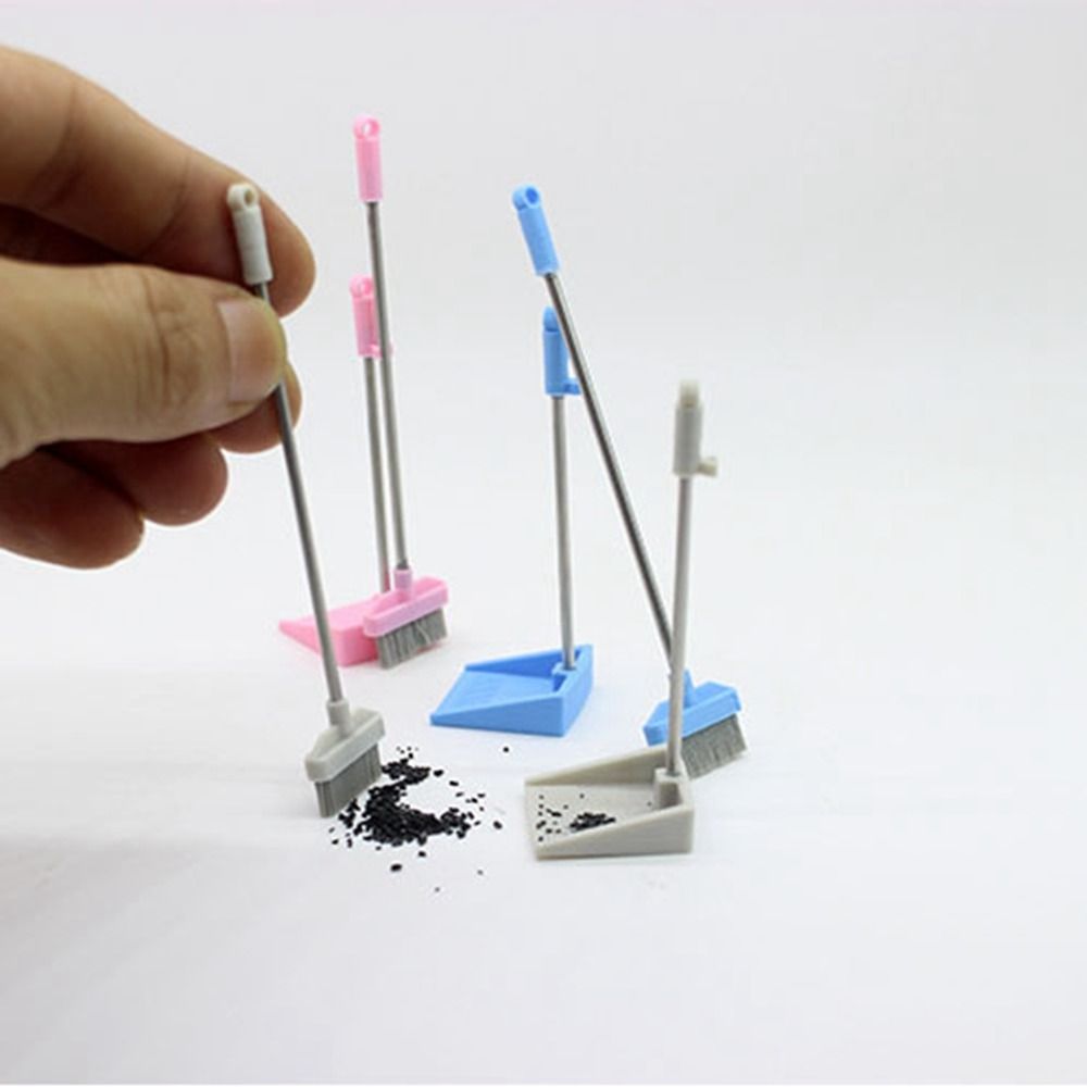 Миниатюрная метла для кукольного домика Micro Life 1:12 Декор Игрушка Украшение Реквизит Кукольный Дом Украшение
