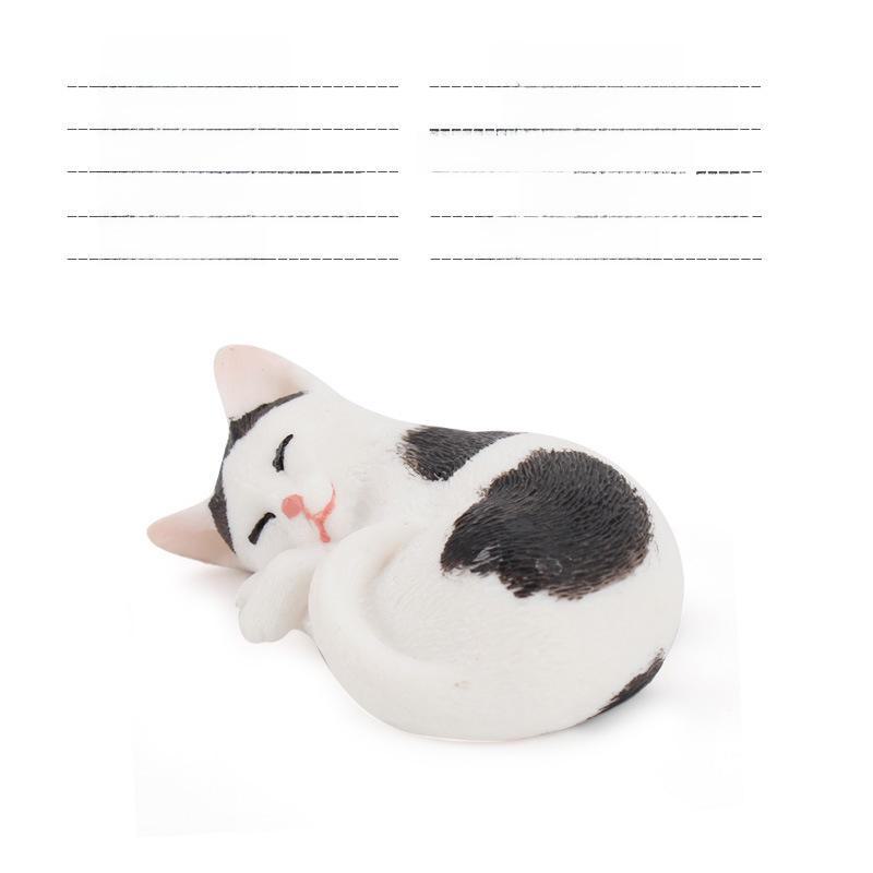 Детский набор игрушек «Черно-белый котенок» — китайские сельские украшения в виде кошечки