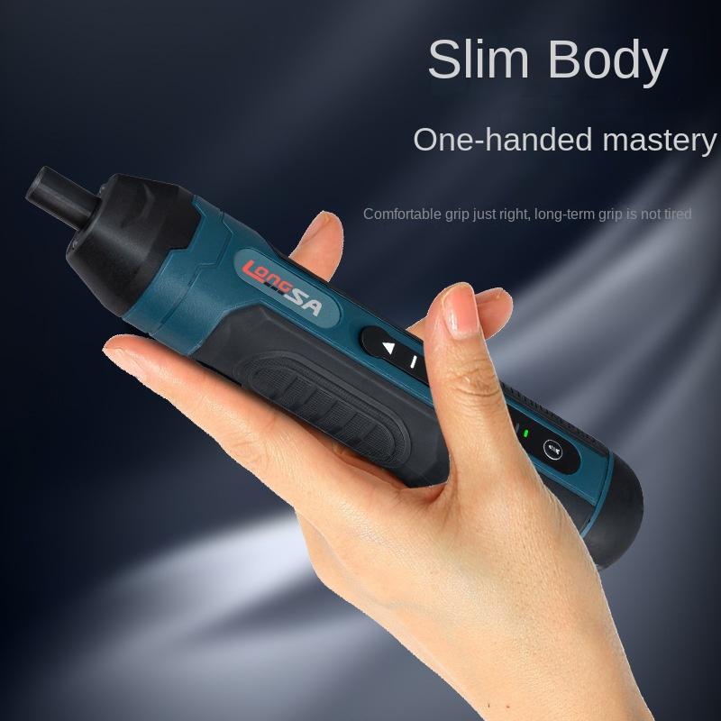 Industrial grade electric screwdriver, convenient straight handle screwdriver, multifunctional small mini screwdriver tool set