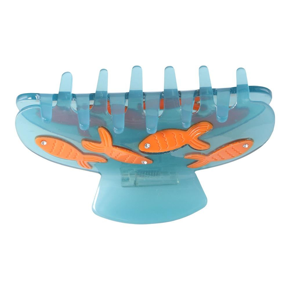 Acetic Acid Women Hair Clip Goldfish Jar Headdress Cute Acetate Shark Clip  Girls