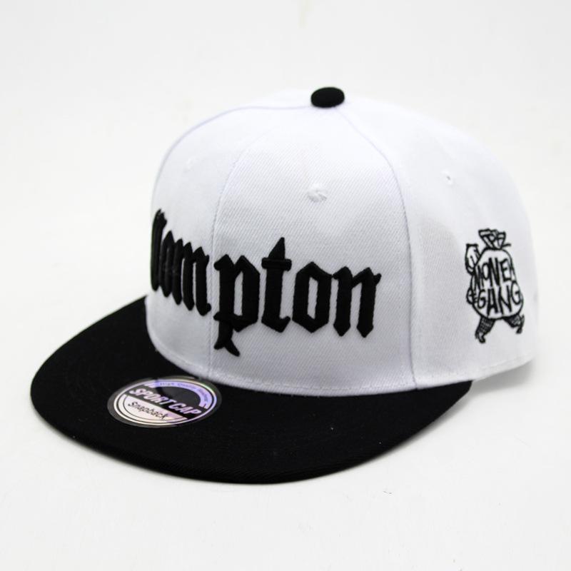Новая кепка COMPTON CAP для уличных танцев Snapback Hat Hip Hop Headwear для мужчин и женщин для взрослых Outdoor Casual Sun Baseball Cap
