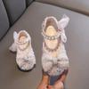 Детские Осенние Корейская Версия Танцевальная Обувь Девочки Жемчужные Шоу Обувь Девочки Принцесса Сетка Стразы Бант Леди Блестки Кожаная Обувь