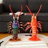 TreasuringU Style 2  Spiny Lobster Plush Toy Cool Colorful Lobster Stuffed Doll Cute Lobster Plushies Home Decor Birthday Gifts