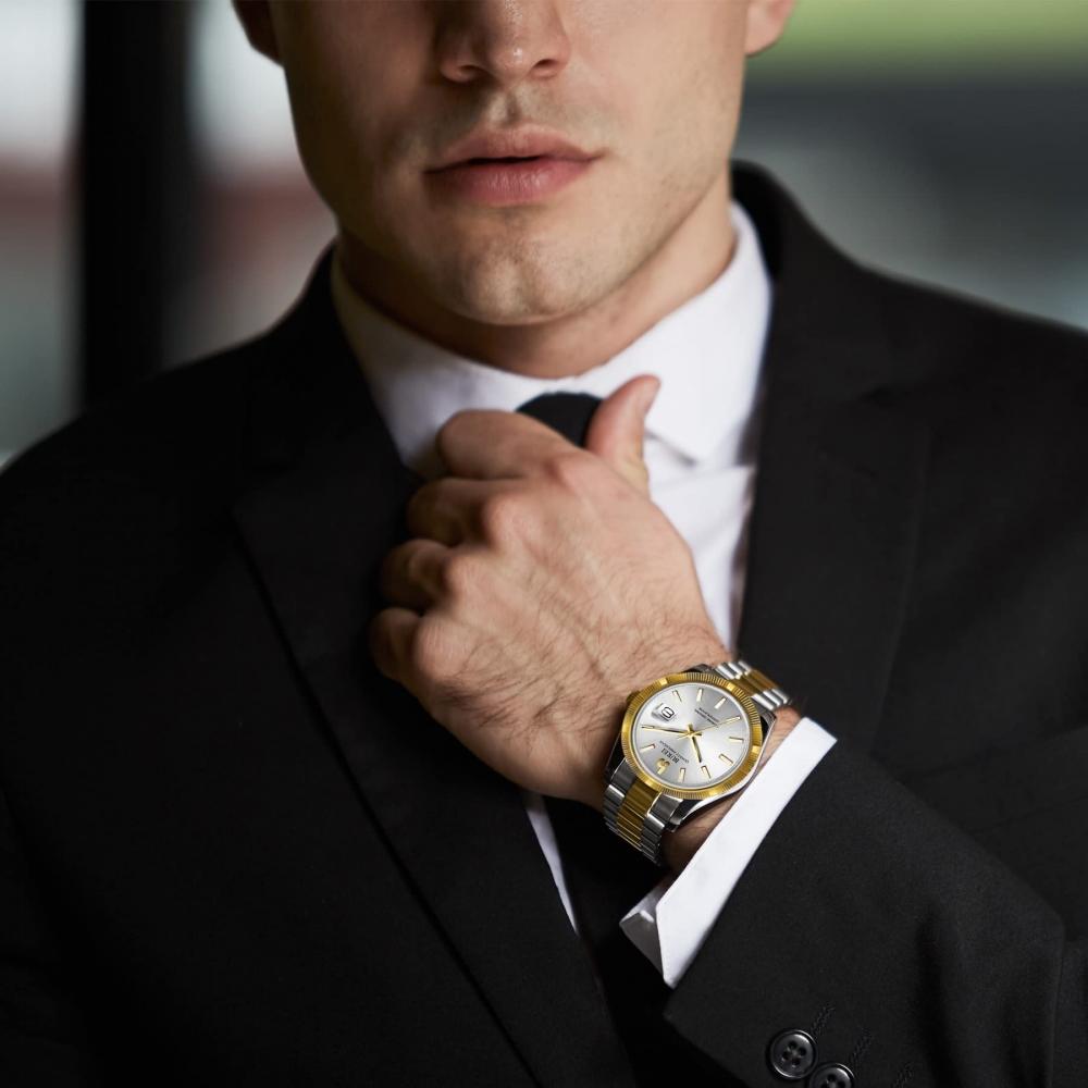 BUREI Мужские наручные часы Analog Популярная торговая марка Shusha Wrist Wrist Wrist Wrist Die Wrist Wrist Wrist Mens