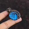 Древо жизни Спящая красавица бирюзовый кулон медная проволока обернутый кулон ювелирные изделия ручной работы подлинный драгоценный камень кулон медные ювелирные изделия для подарка