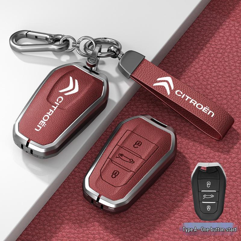 Чехол и пряжка для автомобильного ключа для моделей Citroen C3XR, C4L, Tianyi, C5, C4 Sega, Elysee, C6