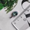 Серебряная подвеска с мистик топазом 2.113ct (2203889)