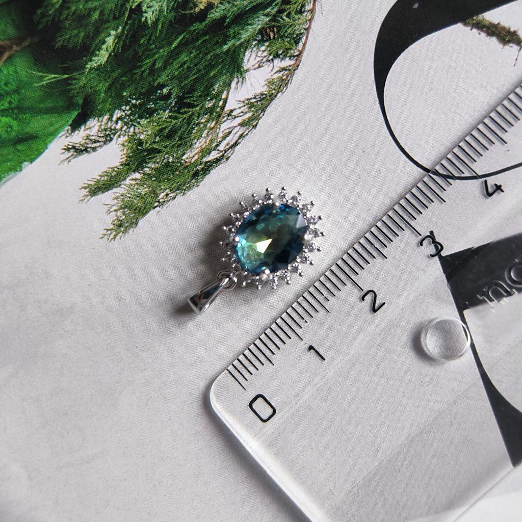 Серебряная подвеска с мистик топазом 2.113ct (2203889)