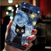Art Cat Phone Case For Google Pixel 8 7 Pro 7A 7 6A 6 Pro Pixel 8A 4A 3A 4 XL Pixel 5 6 4 3 3A XL
