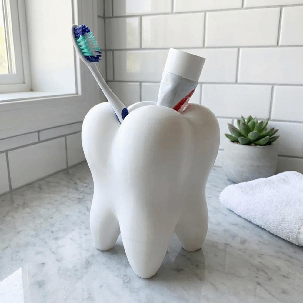 Creative 3D Printing Toothbrush Holder Multi-functional Toothbrush Rack  Gift for Dentist