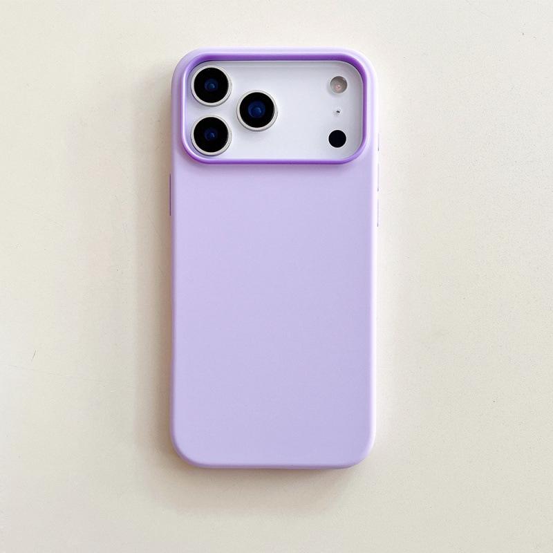 New Pure Color Liquid Silicone Case for iPhone 17 Pro Max: Anti-Fall Design