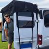 RV Rear Door Cover Windproof Awning For Campervan Windproof Truck Van Rear Protector For Camping Hiking Beach Picnic Outdoors