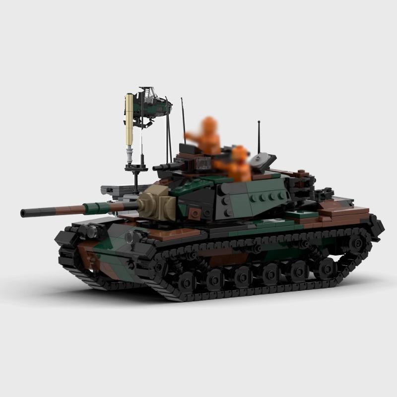 Совместимый с конструктором 165695 Танк M60 Patton, Модель брони, Набор-пазл для сборки для детей