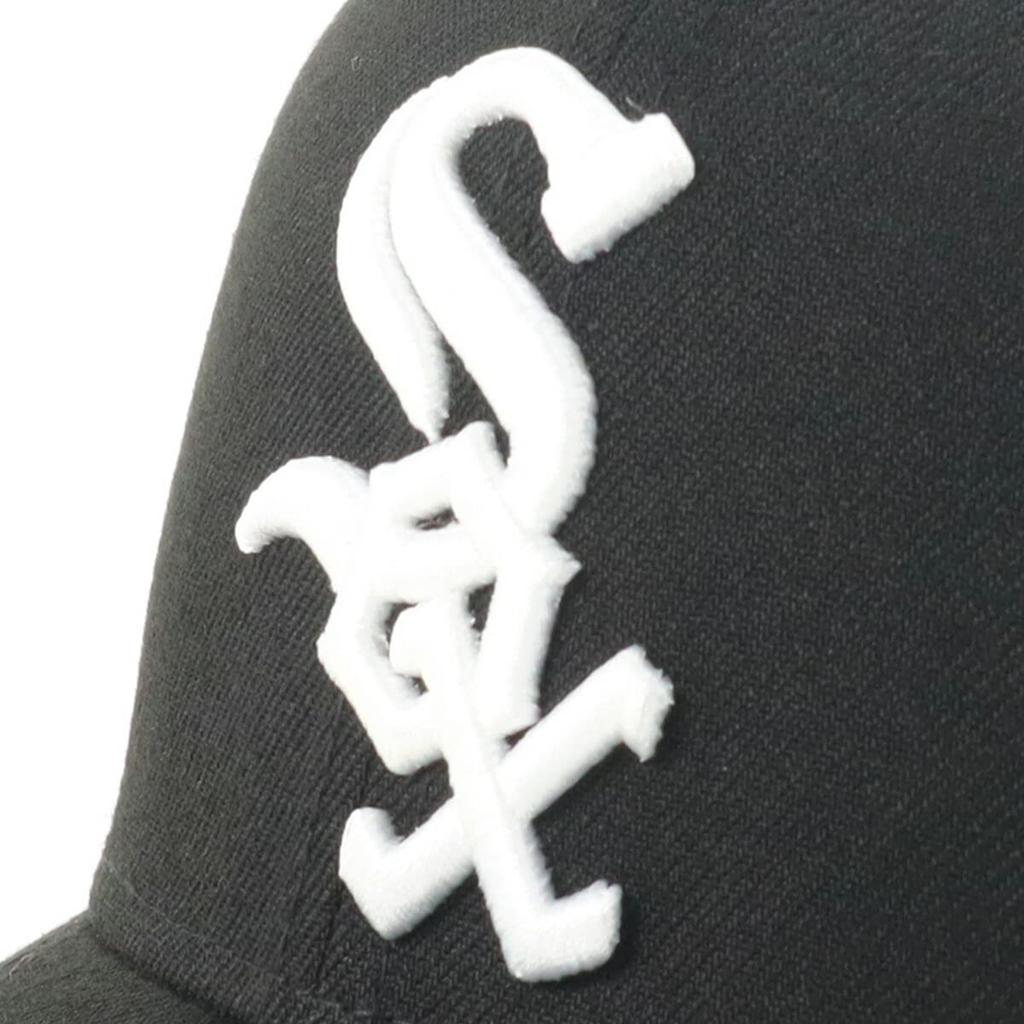 Кепка 59FIFTY Chicago White Sox черная [New Era] предварительно изогнутая 56,8 см