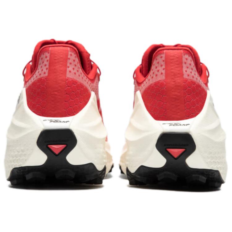 SALOMON S Lab Ultra Glide Мягкий Удобный Верхний Слой Кожа Дышащие Низкие Кроссовки Унисекс Кроссовки Красный 477012