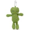 New Cartoon Frog Shaped Key Chain Plush Toy Bag Clothing Hanging Accessories Key Ring Gift