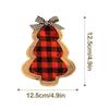 Christmas Silverware Holder Funny Christmas Utensil Bags Holiday Tableware Decor 12.5cm/4.9inch Christmas Utensil Silverware