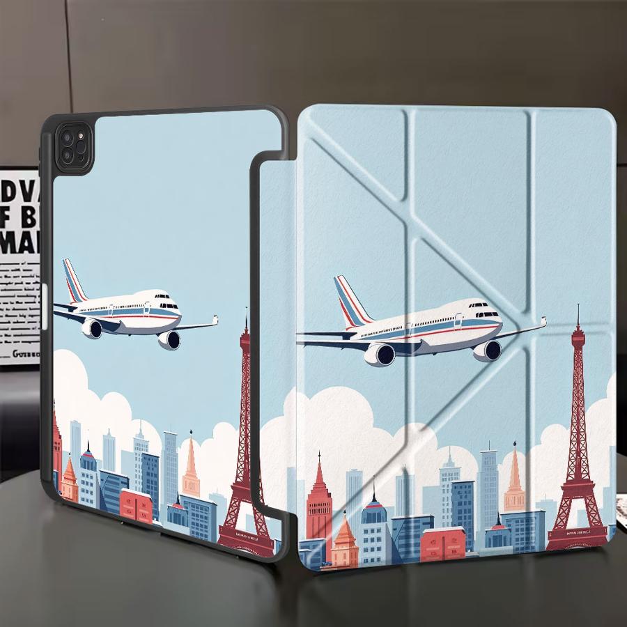 Чехол-держатель Comic City Flight для планшета iPad Air 4 5 M3 M2 1 2 M4 11 дюймов Pro 2025 Pro 11-го 10-го 9-го 8-го 7-го 12,9 дюйма Mini