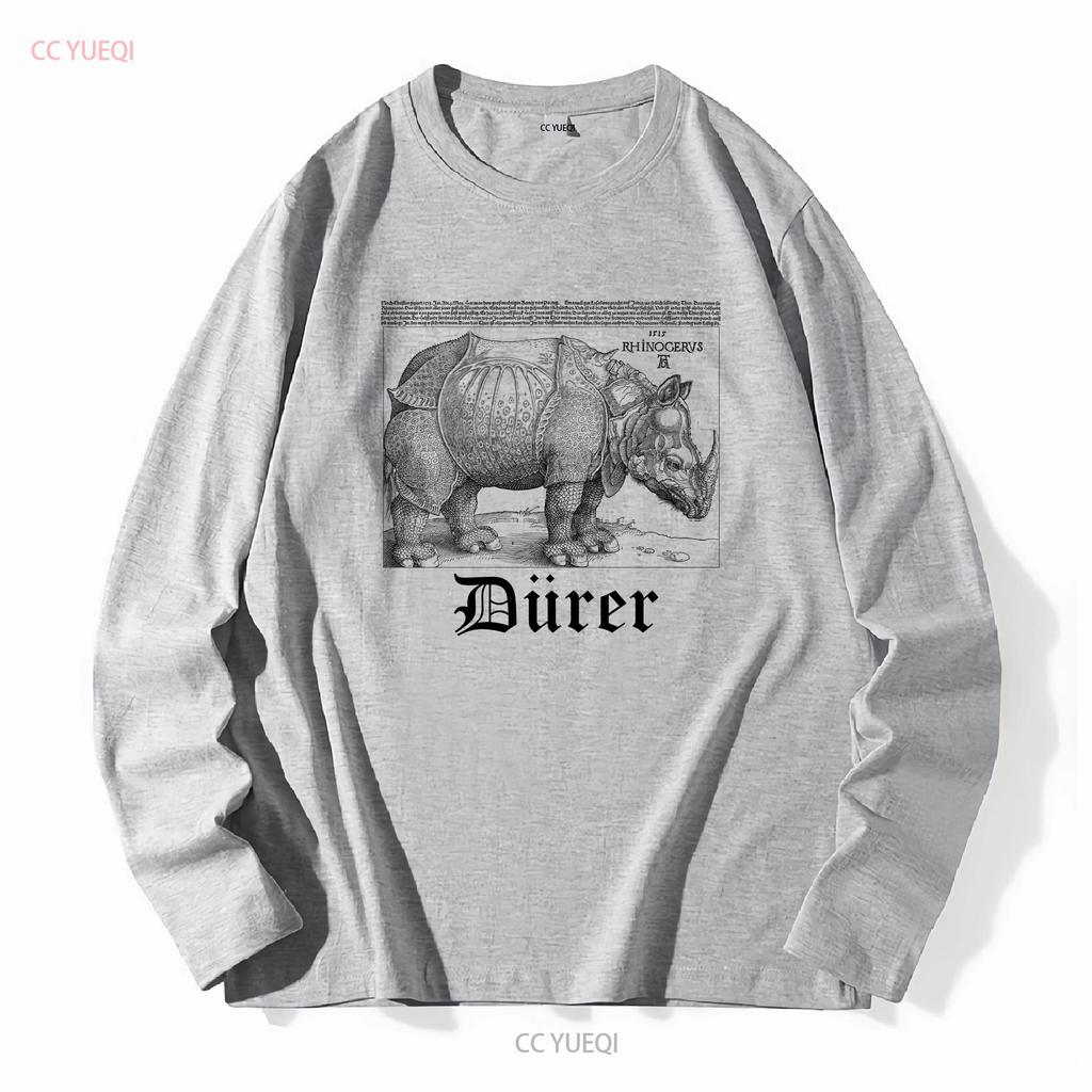 Albrecht Dürer Durer Rhino Classic T Shirt vintage Washed Soft streetwear fashion designer clothes graphic Breathable Slightly