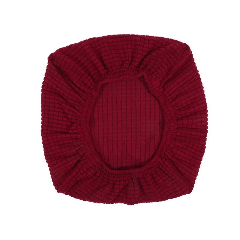 1 Классический эластичный квадратный туалетный табурет, противоскользящая подушка для обеденного стула, защитный чехол, смешанный полиэстер и спандекс, машинная стирка