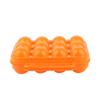 Double Side Plastic Egg Tray Storage Box Case Holder Container  with Handle for 12 Eggs(orange)
